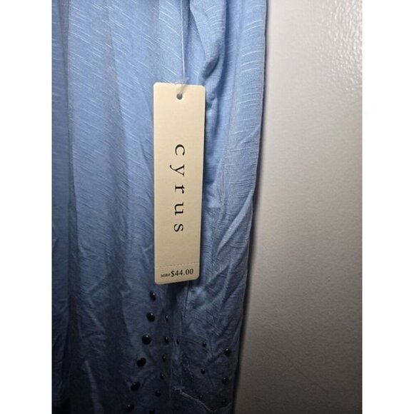 Cyrus Light Blue Women's Blouse Size XL NWT - Picture 5 of 6